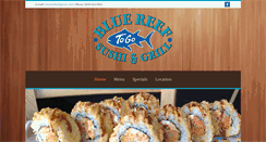 Desktop Screenshot of bluereefsushi.com