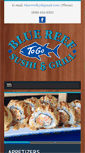 Mobile Screenshot of bluereefsushi.com